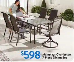 Walmart Mainstays Charleston 7-Piece Dining Set offer