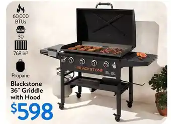 Walmart Blackstone 36 Griddle with Hood offer