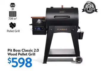 Walmart Pit Boss Classic 2.0 Wood Pellet Grill offer