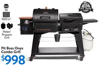 Walmart Pit Boss Onyx Combo Grill offer