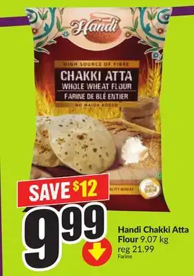 Chalo FreshCo Handi Chakki Atta Flour 9.07 kg offer