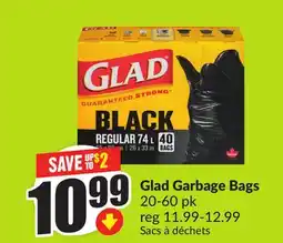 Chalo FreshCo Glad Garbage Bags 20-60 pk offer