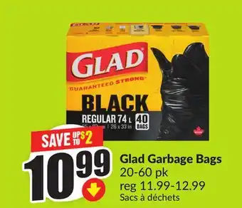 Chalo FreshCo Glad Garbage Bags 20-60 pk offer