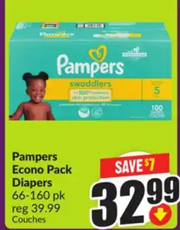 Chalo FreshCo Pampers Econo Pack Diapers 66-160 pk offer