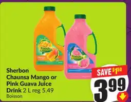 Chalo FreshCo Sherbon Chaunsa Mango or Pink Guava Juice Drink 2 L offer