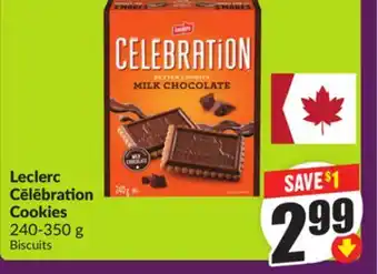 Chalo FreshCo Leclerc Cēlēbration Cookies 240-350 g offer