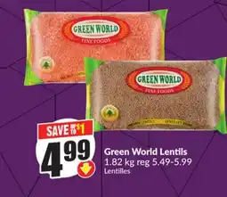 Chalo FreshCo Green World Lentils 1.82 kg offer