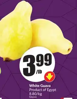 Chalo FreshCo White Guava Product of Egypt 8.80/kg offer