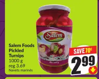 Chalo FreshCo Salem Foods Pickled Turnips 1000 g offer