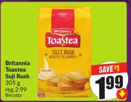 Chalo FreshCo Britannia Toastea Suji Rusk 305 g offer