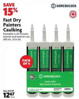 Home Hardware Fast Dry Painters Caulking offer