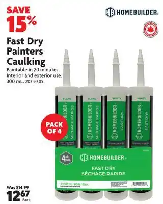 Home Hardware Fast Dry Painters Caulking offer