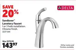 Home Hardware Sandover Lavatory Faucet offer