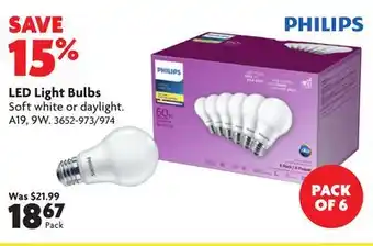 Home Hardware LED Light Bulbs offer