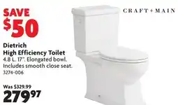 Home Hardware Dietrich High Efficiency Toilet offer