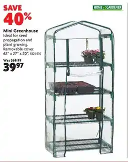 Home Hardware Mini Greenhouse offer