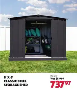 Home Hardware CLASSIC STEEL STORAGE SHED offer