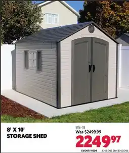 Home Hardware 8' X 10' STORAGE SHED offer