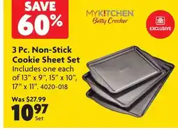 Home Hardware 3 Pc. Non-Stick Cookie Sheet Set offer