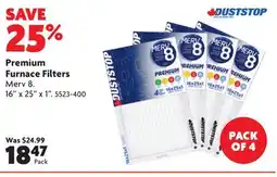 Home Hardware Premium Furnace Filters offer