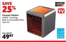 Home Hardware Ceramic Heater offer