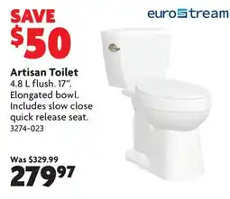 Home Hardware Artisan Toilet offer