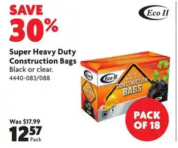 Home Hardware Super Heavy Duty Construction Bags offer