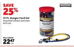 Home Hardware 25 Pc. Bungee Cord Set offer