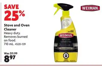 Home Hardware Stove and Oven Cleaner offer