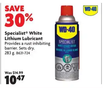 Home Hardware Specialist White Lithium Lubricant offer