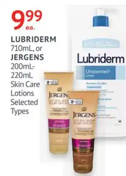 IDA Pharmacy LUBRIDERM or JERGENS offer