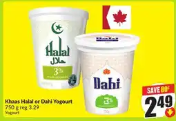 FreshCo Khaas Halal Or Dahi Yogourt 750 g offer