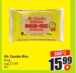 FreshCo Mr. Goudas Rice 8 kg offer