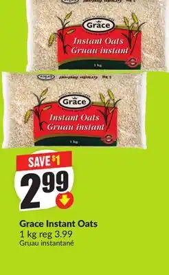 FreshCo Grace Instant Oats 1 Kg offer