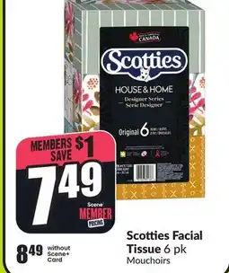 FreshCo Scotties Facial Tissue 6 pk offer