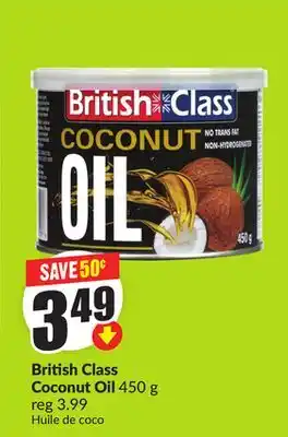 FreshCo British Class Coconut Oil 450 g offer