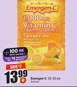 FreshCo Emergen-C 18-30 pk offer