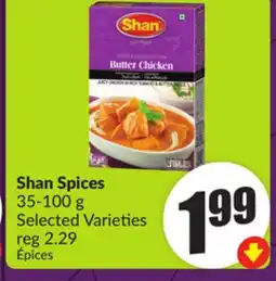 FreshCo Shan Spices 35-100 g Selected Varieties offer