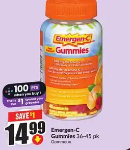 FreshCo Emergen-C Gummies 36-45 pk offer