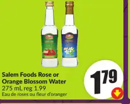 FreshCo Salem Food Rose or Orange Blossom Water 275 mL offer