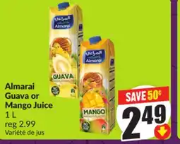 FreshCo Almarai Guava or Mango Juice offer