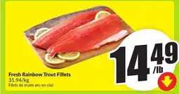 FreshCo Fresh Rainbow Trout Fillets 31.94/kg offer