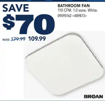 RONA BATHROOM FAN offer