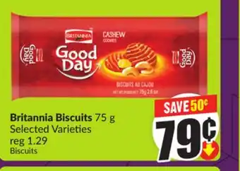 FreshCo Britannia Biscuits 75 g Selected Varieties offer