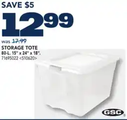 RONA STORAGE TOTE offer