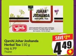 FreshCo Qarshi Johar Joshanda Herbal Tea 150 g offer