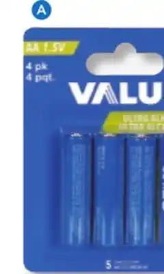 RONA 4-PACK ULTRA ALKALINE BATTERIES offer