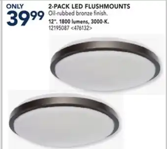 RONA 2-PACK LED FLUSHMOUNTS offer