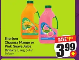 FreshCo Sherbon Chaunsa Mango or Pink Guava Juice Drink 2 L offer