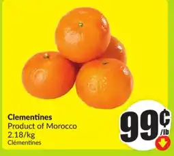 FreshCo Clementines Product of Morocco 2.18/kg offer